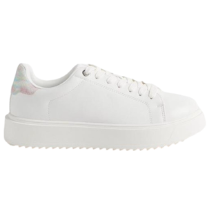 Torrid Pride Collection White Chunky Lace Up Sneaker Extra Wide